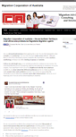 Mobile Screenshot of migrationcorporation.com.au